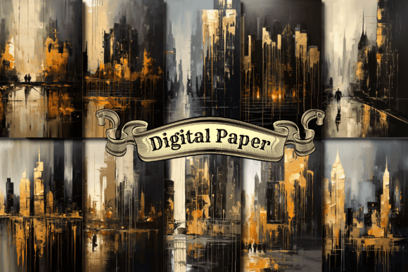 Abstract Painting Digital Paper: A Balanced Look at Its Creative Potential