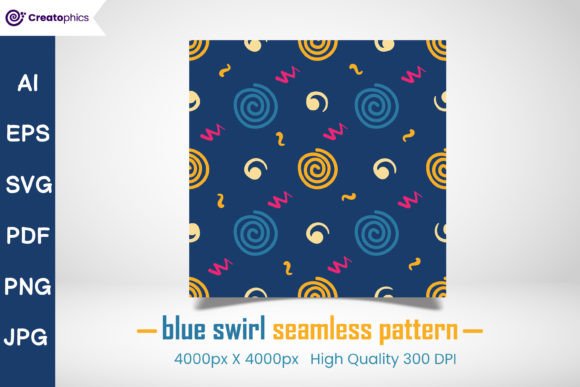 Blue Swirl Seamless Pattern Design Free: A Practical Resource for Creatives and Professionals