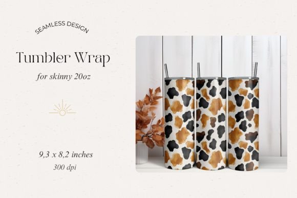 Cow Print Tumbler Wrap Sublimation File: A Creative Tool