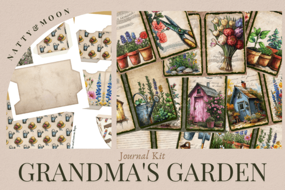 Grandma's Garden Junk Journal Kit