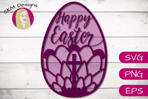 Happy Easter Egg Mandala