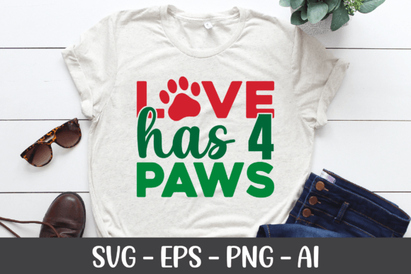 Love Has 4 Paws SVG: A Versatile Design Resource for Pet-Inspired Creativity