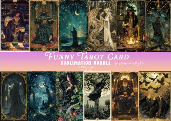 Magic Shool Tarot Card Sublimation Explained