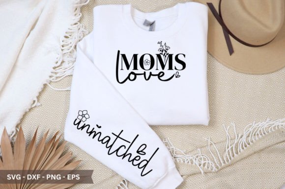 Moms Love Sleeve SVG for Crafters & Creators