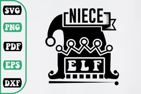Niece Elf SVG Design for Creative Projects
