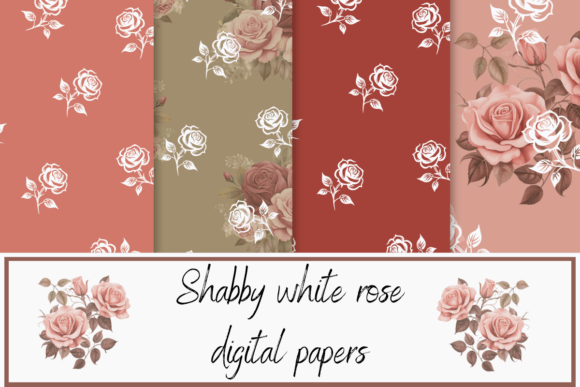 Shabby White Rose Digital Papers: A Designer’s Guide to Vintage-Inspired Texture and Charm