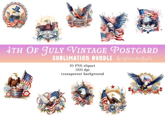 The Patriotic Vintage Postcard Bundle: A Design Resource for Modern Storytelling and Brand Identity