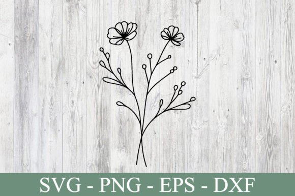 Wildflower SVG, Flower SVG: Practical Vector Resources for Design and Craft Projects